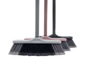 Escoba de barrido de suelos económica al por mayor, ecológica, de nuevo color, con cabezal de PP y cerdas de nailon con bandera - Product Image 4
