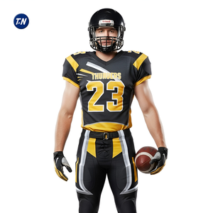 Nuevo Diseño, Uniforme de Fútbol para Hombre, Tela Twill, Impresión por Transferencia de Calor, Transpirable, Secado Rápido, Tallas Grandes, 100% Poliéster, OEM - Product Image 4