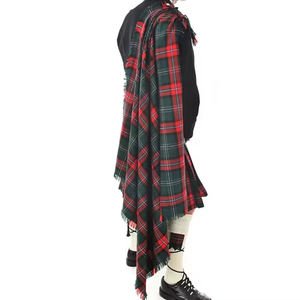 ใหม่ชุดสก็อตแลนด์ Fly Plaid ออกแบบที่ดีที่สุดเครื่องแบบทํามือชุดสเกอตแลนด์เอวยางยืดแฟชั่นสวมใส่ผ้าสก็อตแลนด์ Fly Plaids - Product Image 4