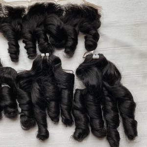 GUGU HAIR 100% Cheveux Humains Vierges Vietnamiens Lisses en Lots, Grade Remy, Double Trame Faite à la Machine pour Femmes Noires, Toutes Couleurs Disponibles - Product Image 5