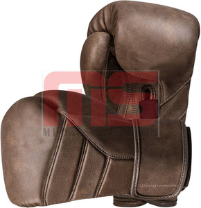 Gants de boxe en cuir de vachette de qualité supérieure Logo personnalisé OEM Gants d'entraînement à usage intensif Vente en gros en usine professionnelle - Product Image 6
