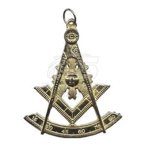 Ensemble de collier et de bijoux maçonniques, régalia maçonnique, accessoires de loge, ensemble de collier et de bijoux maçonniques - Product Image 3