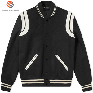 Wholesale MESS SPORTS Baseball Varsity <b>Jacket</b> Custom Wool <b>Jacket</b> <b>Man</b> Plus Size Winter Reversible Breathable - Product Image 6
