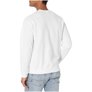 เสื้อสเวตเชิ้ตคอกลมผ้าฝ้ายเนื้อหนา |   เสื้อพูลโอเวอร์สีดำเรียบแบบยูนิเซ็กซ์ |   เสื้อฟลีซทนทานสำหรับตลาดขายส่ง - Product Image 2