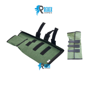 Chaqueta de Cetrería Verde de Lona con Cierre de Velcro, Totalmente Personalizable con el Logotipo de su Marca, Disponible en Todos los Tamaños - Product Image 2