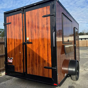 Livraison gratuite Remorque alimentaire mobile de 10 pieds pour tacos et burritos Entièrement équipée Cuisine de rue mexicaine pour la restauration et la création d'entreprise - Product Image 2