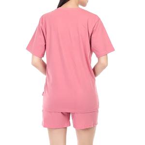 Ensemble deux pièces d'été sans manches hauts courts t-shirts et shorts pour femmes ensemble de débardeurs 2 pièces côtelés personnalisés ensemble de vêtements pour femmes ensemble de shorts - Product Image 6