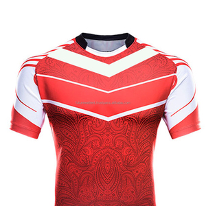 Ropa deportiva Uniformes de rugby Hombres Oem Rugby Kits Camisas Jersey Alta calidad Transferencia de calor Conjuntos transpirables personalizados - Product Image 4