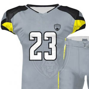 Uniforme de football américain couleur unie vêtements de sport uniforme de football américain sur mesure à séchage rapide - Product Image 5