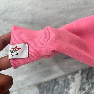 Sweat-shirt à capuche surdimensionné 100% coton brodé pour hommes à imprimé bouffant - Product Image 4