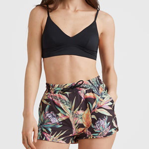 กางเกงขาสั้นชายหาดของผู้หญิงแห้งเร็วระบายอากาศได้ดีพิมพ์โลโก้ตามสั่งสี100% ลายโพลีเอสเตอร์ - Product Image 2