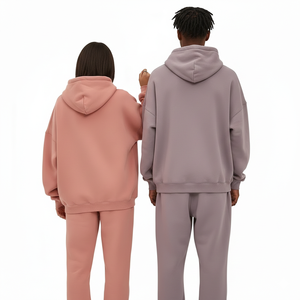 Sudadera con Capucha Unisex de 330 g/m², Gruesa para Invierno, 100% Algodón, Corte Holgado, Logotipo Personalizado para Moda Urbana, Sudadera sin Mangas - Product Image 2