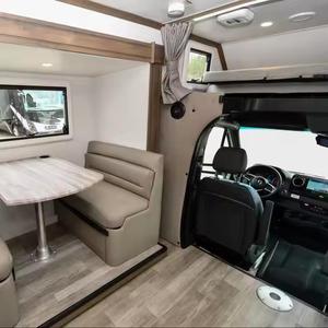 รถเทรลเลอร์อะลูมิเนียมขับเคลื่อนตัวเอง4x4สำหรับเดินทางบ้านคาราวานสำหรับตั้งแคมป์รถบรรทุกใช้บ้านเคลื่อนที่สำหรับยานพาหนะ