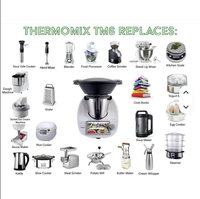 Penjualan Pabrik MEHTAB Thermomixs TM6 Pengolah Makanan 2.2L Mangkuk SS Layar Sentuh 1500W
