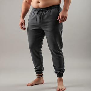 Pantalones de chándal de talla grande, pijama de pantalón holgado personalizado para hombre, pantalones de chándal de gran tamaño para correr para hombre - Product Image 2