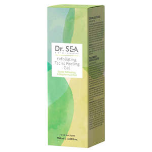 Dr. SEA Cosmetics Gel exfoliant naturel pour le visage de 100 ml, minimise les pores, avec des bienfaits hydratants pour tous les types de peau - Product Image 2