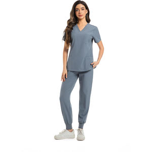 Ensembles d'uniformes de blouse classique en gros pantalons de survêtement en polyester de coton hôpitaux médicaux médecins infirmières costumes de gommage 2025 - Product Image 1