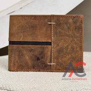 Nuevo diseñador de moda de bolsillo de lujo de grano completo de cuero desgastado billetera de hombre hecho a mano estilo Vintage 100% billeteras de cuero genuino - Product Image 1