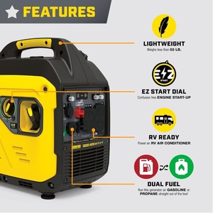 Générateur Inverter Portable Bi-énergie 4000 Watts 3 kW Silencieux pour Usage Domestique et Camping - Product Image 6