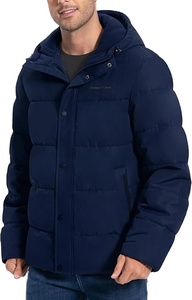 แจ็คเก็ตพัฟเฟอร์แบบมีฮู้ดสำหรับผู้ชาย ดีไซน์ล่าสุด ขายส่ง รับสกรีนโลโก้/ปัก  ระบายอากาศได้ดี อุ่นสบาย เหมาะสำหรับฤดูใบไม้ผลิ ราคาสุดคุ้ม - Product Image 3