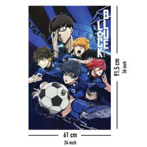 โปสเตอร์อนิเมะบลูล็อคแบบคอลลาจ - Product Image 4