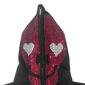 เสื้อฮู้ดดี้ผู้ชายคอกลมแบบซิป ผ้าฝ้ายคุณภาพดีที่สุด สกรีนโลโก้ได้ สไตล์สตรีทแวร์ ดีไซน์เนอร์ กันลม ระบายอากาศได้ดี เป็นมิตรกับสิ่งแวดล้อม - Product Image 3