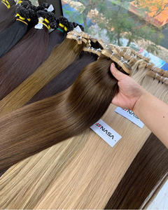 Extensiones de Cabello Humano Vietnamita Virgen de 28 Pulgadas y 100 Gramos, de Alta Calidad, Super Double Drawn, con Cinta Adhesiva - Product Image 1