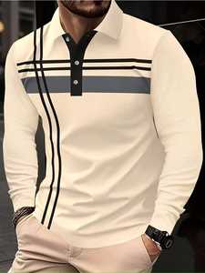 Camiseta Polo de Manga Larga 100% Algodón Personalizada al por Mayor para Hombre, Informal y Transpirable, Diseño Sólido, Suministro ODM - Product Image 5