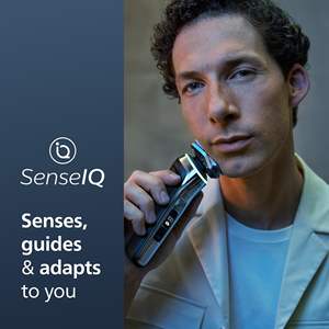 Mini Afeitadora Eléctrica de Triple Cuchilla, Húmeda y Seca, con Sistema de Limpieza, Base de Carga, Resistente al Agua IPX7, Estuche de Viaje Incluido - Product Image 2