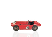 OMH - Figura de Piloto de Fórmula Uno para el Modelo Lancia 1954 33Lx12.7Wx11.4H cm, Acrílico Pintado a Mano, Mesa Rectangular Moderna AR019