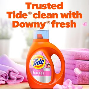 Detergente Líquido para Ropa Tide Plus Boost de Ultra Downy, Aroma April Fresh, 132 fl oz, 94 Cargas, Detergente para Ropa - Product Image 4
