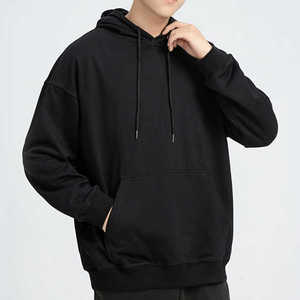 <b>Top</b> Trending Custom Design Men's <b>Distressed</b> Solid Hoodies High Quality Polyester/Cotton Quick Dry Breathable OEM Service Made - Product Image 1