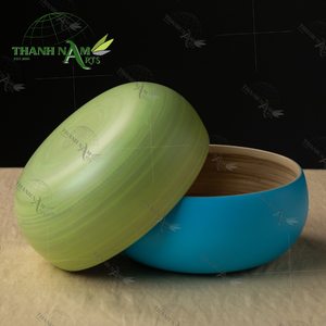 Bol en bambou biologique personnalisable Vaisselle écologique faite à la main Bol classique OEM pour salade soupe nouilles - Product Image 5