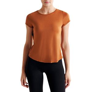 Fabricantes de camisetas de algodón para mujeres, tops casuales con estilo, proveedores de moda, venta al por mayor, fabricantes de ropa de uso diario OEM - Product Image 6