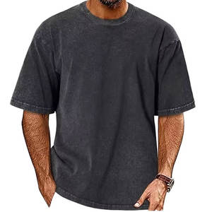 Camiseta de Hombre Extra Grande, Formal, de Punto, 100% Algodón, Lavada, de 230 g/m², con Logotipo Personalizado al por Mayor - Product Image 3