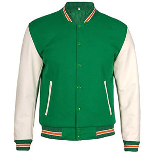 Venta caliente hombres Varsity chaqueta cómoda transpirable Stand Collar peso ligero gran oferta tarifa razonable Varsity chaqueta para hombre - Product Image 3
