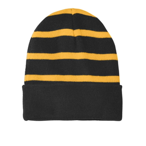 Gorro de invierno de punto grueso de primera calidad personalizado hecho a mano nuevo estilo con etiqueta para viajes - Product Image 1