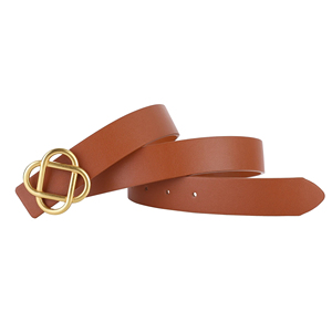 Cinturón de piel auténtica de lujo hecho a medida de piel auténtica de cordero clásico para mujer de la mejor calidad - Product Image 4