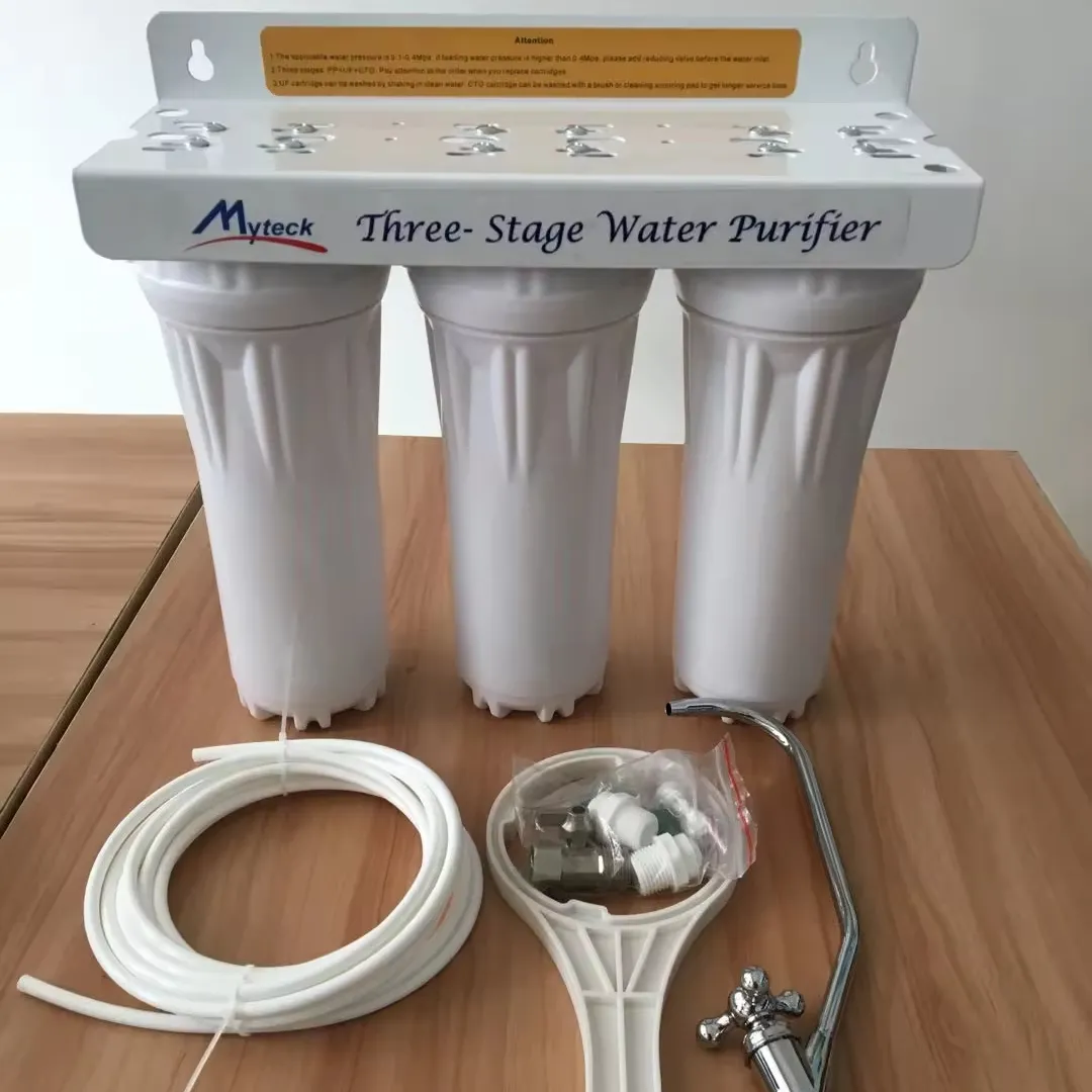 Direct Drinken Zoete Water Thuis 3 Stadia Onder Sink Water Filter Systeem Uf Filter Pp + Uf + Cto Verwijderen bacteriën Chloor