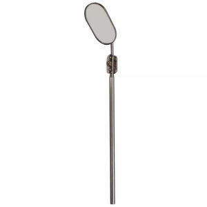 Espejo de pestañas grande Espejo de pestañas de acero inoxidable Espejo de maquillaje para suministros de extensión de pestañas Ecológico - Product Image 2