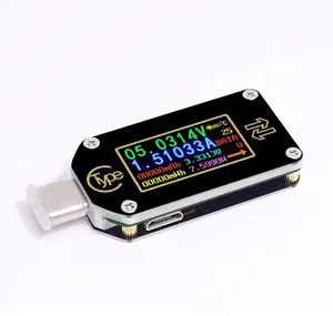 RD TC66C Type-C USB PD Trigger USB Voltmeter Ammeter 2 Way Voltage Current Meter Digital Multimeter USB Tester