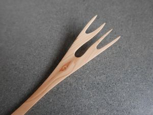 Juego de Cuchara y Tenedor de Madera Personalizable de Excelente Calidad para Cocinar, Servir y Remover, Disponible para Exportación - Product Image 2