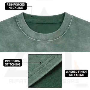 Sweat à capuche vintage pour homme, coupe classique, doublé, 100% coton respirant, logo personnalisé, haute qualité, écologique, 280g - Product Image 5