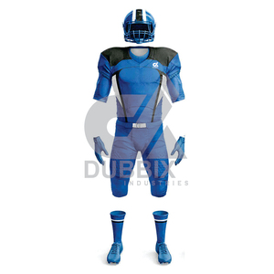 Uniformes de football américain à séchage rapide de haute qualité ensembles et hauts confortables en couleurs unies motif de drapeau différents styles - Product Image 5