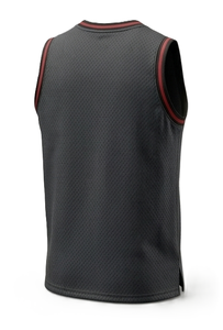 Maillot de basket-ball en mesh avec logo personnalisé, séchage rapide, respirant, sans manches, uniforme d'équipe - Product Image 2