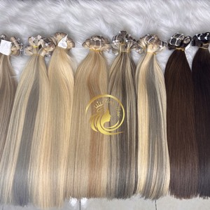 Pinano 100% Peluca de cabello Remy vietnamita crudo Muchas longitudes y texturas disponibles Estilos rectos rizados Gráfico Extensiones de cabello de color - Product Image 2