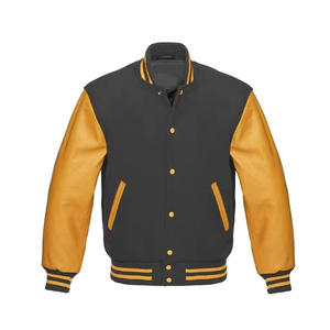 OEM servicio personalizado de manga larga chaqueta de béisbol Varsity Hombres Elegantes Varsity Letterman chaquetas - Product Image 1