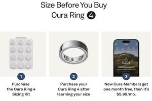 Bague Oura 4 - Argent - Taille 8 - Vérifiez la taille avant d'acheter - Product Image 4