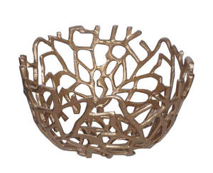 Accessoire décoratif pour la maison moderne joli petit bol en aluminium stocké bol à fruits de service en métal pour les fêtes - Product Image 6