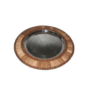 Assiette de présentation décorative en acier inoxydable artisanale, très demandée, pour les dîners de mariage ou les dîners de réception spéciaux - Product Image 4